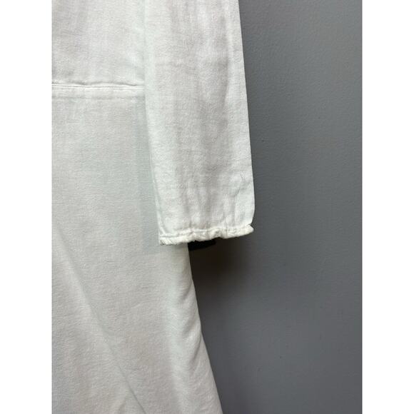 Lucky Brand Dress Womens Large Embroidered Colorful Flowers Half Sleeve Boho - Picture 5 of 8